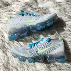 Nike Air Vapormax Flyknit 3 Pure Platinum Baltic Blue